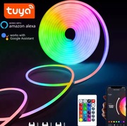 2m RGB Neon LED Strip IP65 – Wodoodporny Elastyczny pasek świetlny RGB