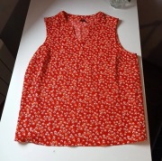 Czerwona bluzeczka w kwiaty – Vero Moda | XL (42/14)