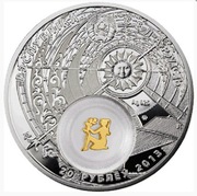 Srebrna moneta Panna -Zodiak UNC 20 rubli Białoruś 2013