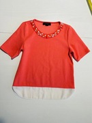 Bluzka Atmosphere S/36 koraliki ozdobne dwie warstwy elegancka #1709