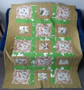 Narzuta-patchwork "Safari"