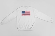 NOWA BLUZA MĘSKA Z MOTYWEM FLAGI USA Rozmiar 2XL