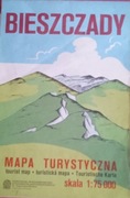 MAPA  TURYSTYCZNA - BIESZCZADY