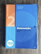 Matematyka 2 podręcznik do liceów i techników: zakres rozszerzony