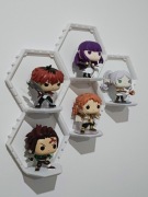 Półki (zestaw 4) na Figurki Hexagon Modułowa Uchwyt Druk 3D