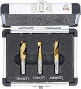 BGS 5081 Zestaw 3 frezów do spoin punktowych 10/8/6,5mm HSS 5%, nowy