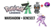 Pokemon Legends Z-A | Marshadow + Genesect + 2x Master Ball