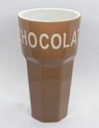 Wysoki kubek Chocolat w stylu vintage retro kubek na kakao i czekoladę