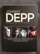 JOHNNY DEPP Charlie, Sweeney Todd, Żona astronauty, Mroczne BOX 4DVD 