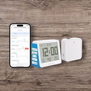 Meross WiFi Inteligentny termometr higrometr z dużym wyświetlaczem