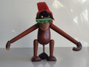 Drewniana "Małpa", rzadki projekt Kay Bojesen