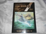 Haliński: Model kartonowy 9/93 Angielski krążownik liniowy HMS "Hood" 1:200