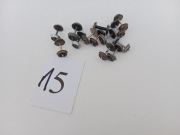 Lokomotywy  wagony  koła z osiami   13 szt.-  skala HO.