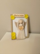 Prezent dla babci i dziadka anioł szczęścia 