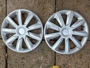 Kołpaki uniwersalne srebrne Veron Carboon 15" 2szt