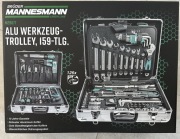 Narzędzi Brüder Mannesmann 159 el. – Walizka Alu na kołach