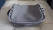 Kosmetyczka Calvin Klein szara duża męska 