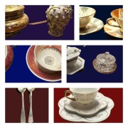 Sprzedam kolekcję porcelany i dodatków – elegancki zestaw 15 elementów. Od1