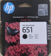 Oryginalny Tusz HP C2P10AE 651 czarny 