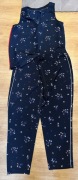 TOMMY HILFIGER komplet spodnie bluzka granat L/XL