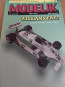 Model kartonowy Modelik Williams fw07