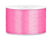 Tasiemka satynowa, różowy, 38mm/25m