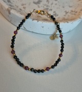 Bransoletka Turmalin i Rubin 