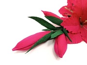 KWIAT OZDOBA LILIA Z KREPINY