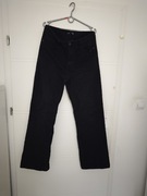 Spodnie jeansowe Sinsay rozmiar 40 czarne wide leg