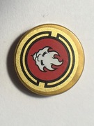 LEGO płytka okrągła lew Ninjago 4150pb129