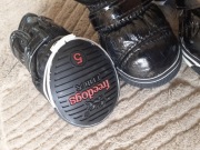 Buty dla psa czarne cieple 5 cm 4 szt