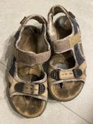 Sandały Rieker skórzane 36 mocno używane znoszone dla stópkarzy