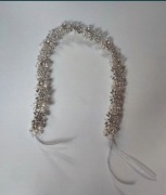 Opaska ślubna biżuteria srebrna 