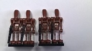 4 Figurki Star Wars droidy bojowe z blasterami kompatybilne z Lego