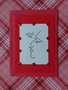 Kartka ręcznie wykonana - walentynka