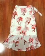 Spódnica maxi styl boho kwiaty rozm. S 25zł