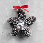 Ozdoby świąteczne - gwiazdki zawieszki na choinke