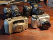 Zestaw Aparatów digicam CCD: Olympus(+xd card), Sony i analog Yashica