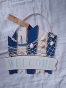 Zawieszka dekoracja drzwi Welcome 