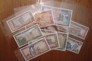 Liban zestaw banknotów 9 sztuki stan 1