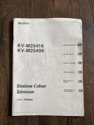 Trinitron Colour Television -instrukcja