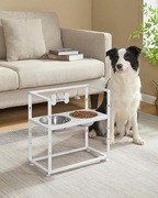 Podwyższone 2 miski dla psa, różne wysokości, zestaw nieużywany