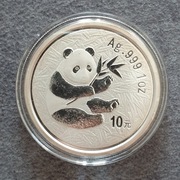 2000 Panda Chiny Milenijna 10 Yuan