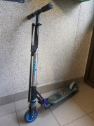 OXELO PLAY5 Susp - Hulajnoga składana regulowana amortyzatorem dla dziecka