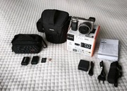 Aparat Sony A6000 + obiektyw + 2 baterie + 2 futerały + karta SD