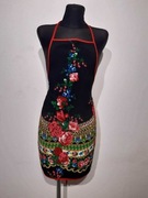 Fartuszek kuchenny zapaska ludowa folk 