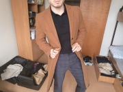 Czarny T-shirt Polo, Jean Pascale