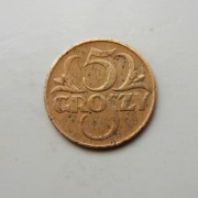 10 # 5 gr groszy 1935 RP 2  od 5 zł  do czyszczenia