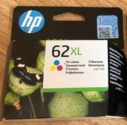 Oryginalny tusz Hewlett-Packard 62XL kolor