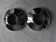 Rozety maskujące chrom do baterii 3/4 komplet 2 sztuki